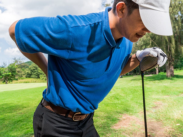 lower back pain from golf swing